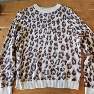 Junior Womens Leopard Sweater from A New Day Size XS